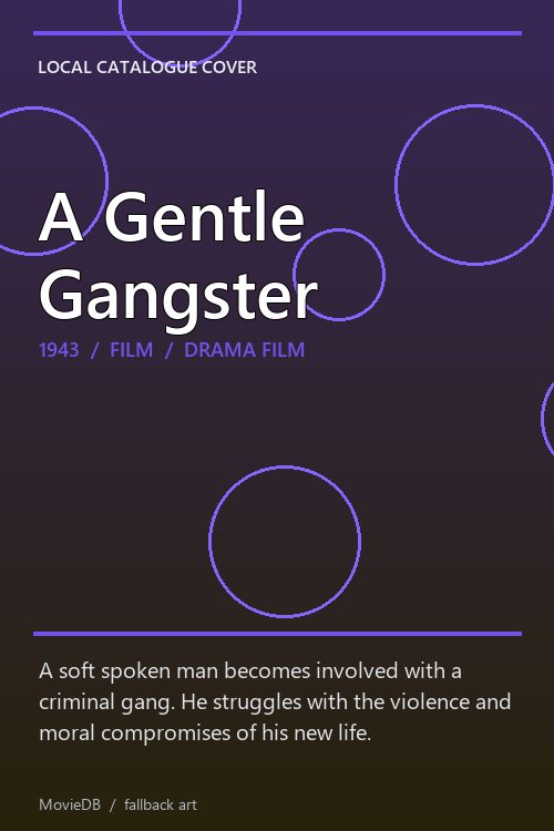 A Gentle Gangster poster
