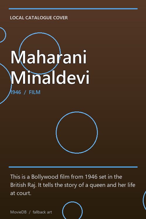 Maharani Minaldevi poster