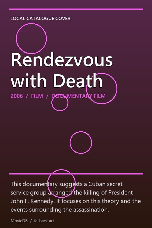 Rendezvous with Death poster