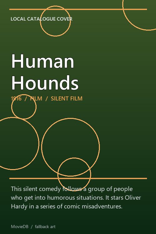 Human Hounds poster