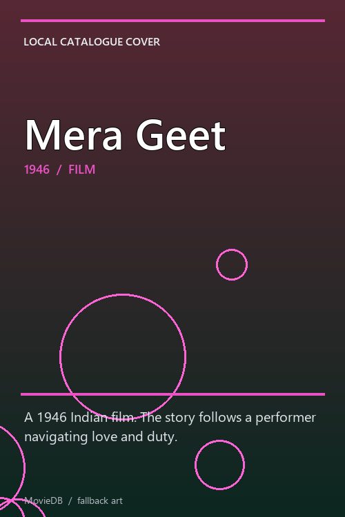 Mera Geet poster