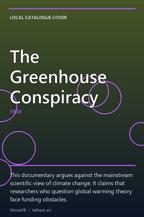 The Greenhouse Conspiracy poster
