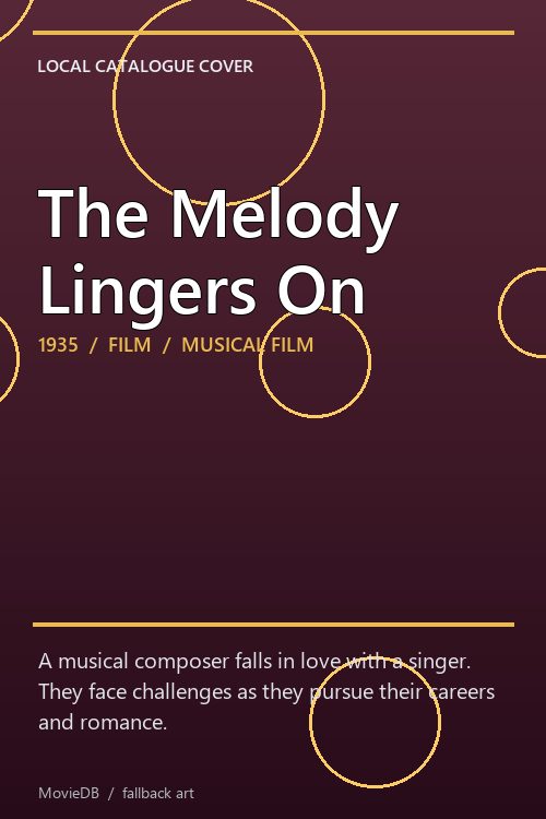 The Melody Lingers On poster