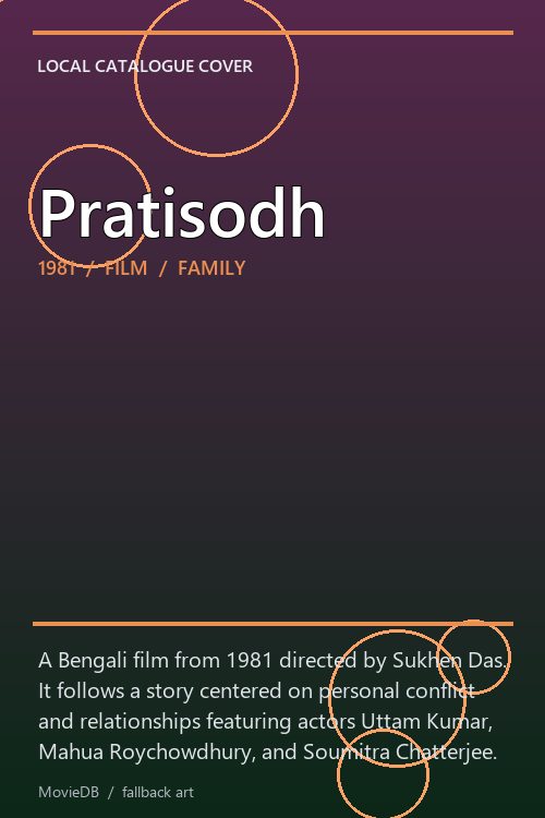 Pratisodh poster