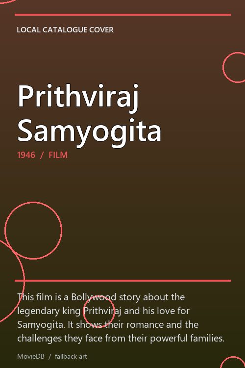 Prithviraj Samyogita poster