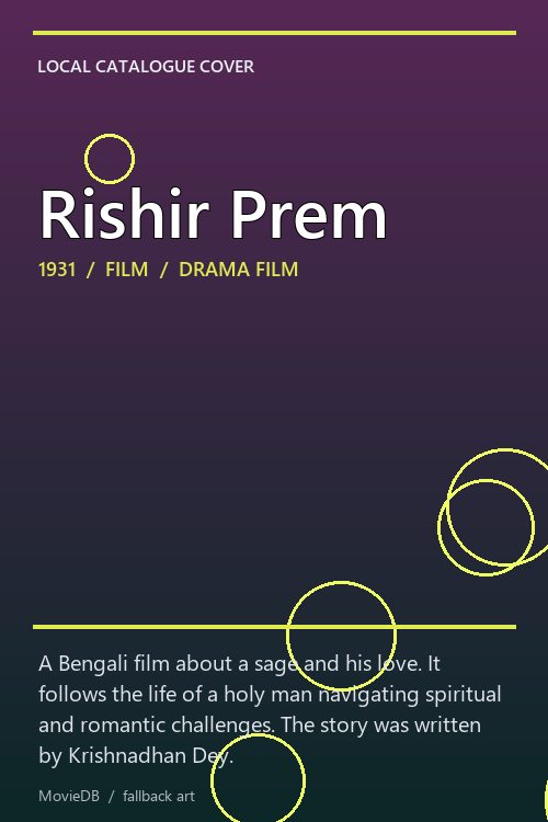 Rishir Prem poster