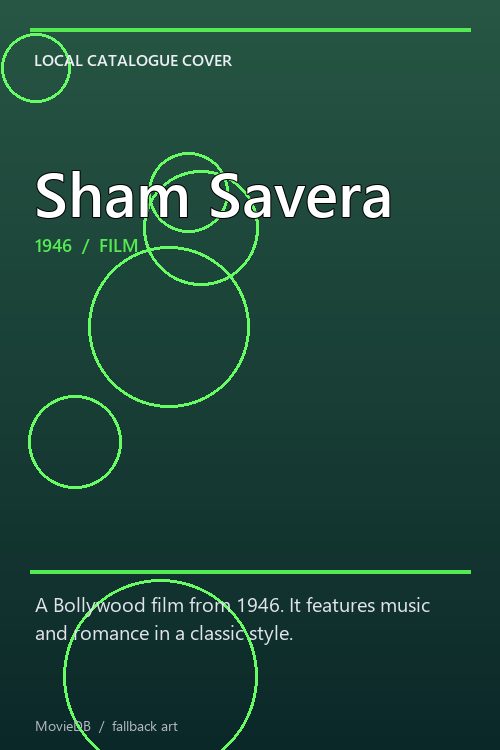 Sham Savera poster