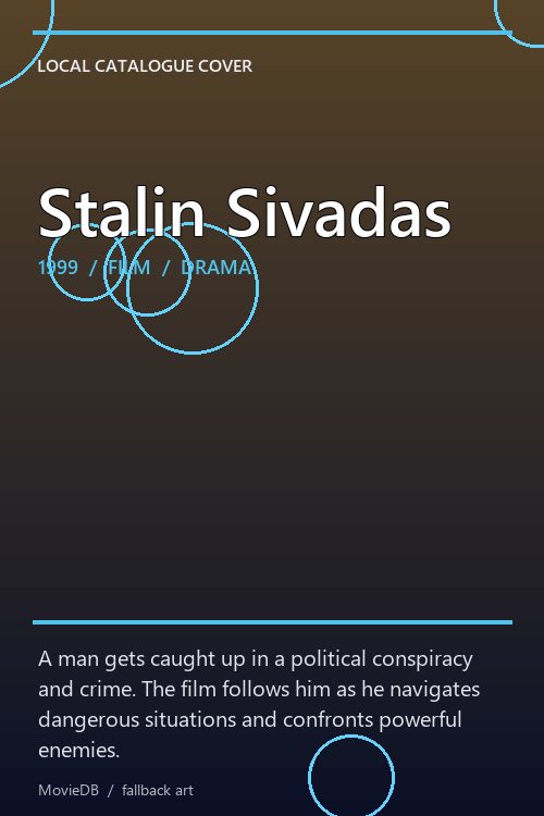 Stalin Sivadas poster