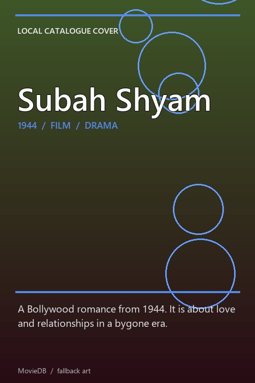 Subah Shyam poster