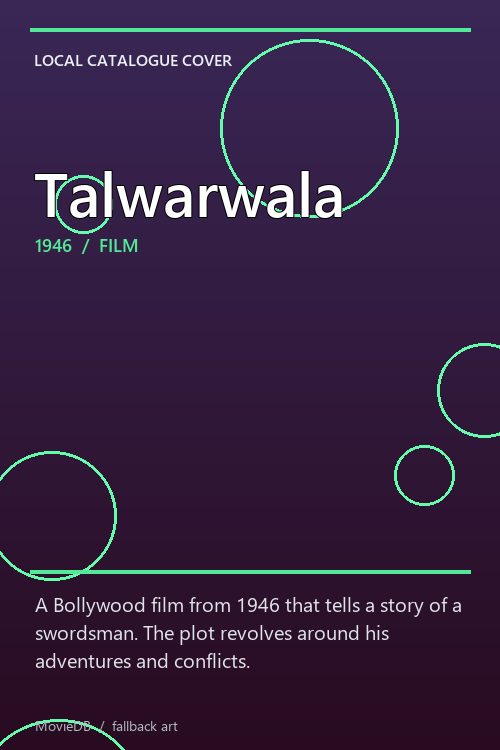 Talwarwala poster
