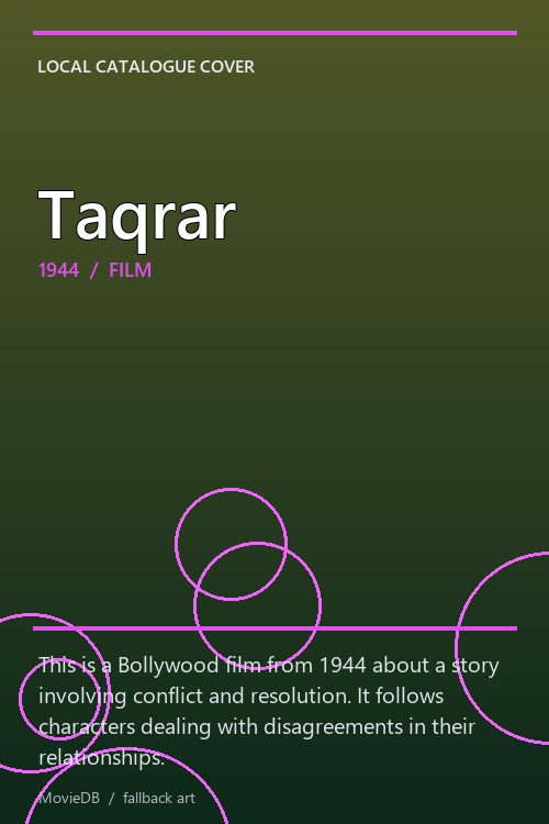 Taqrar poster