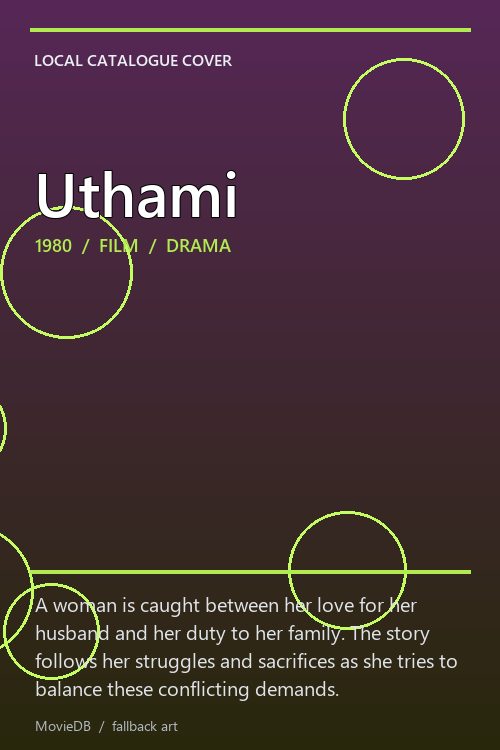 Uthami poster