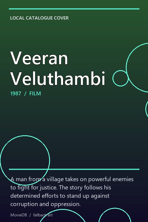 Veeran Veluthambi poster