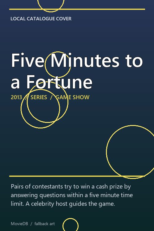 Five Minutes to a Fortune poster