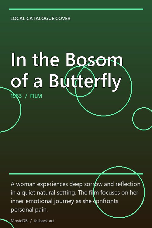 In the Bosom of a Butterfly poster