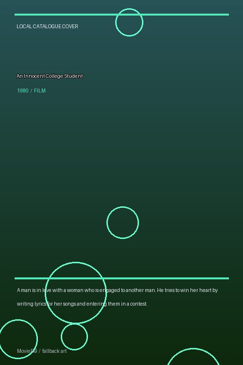 An Innocent College Student poster