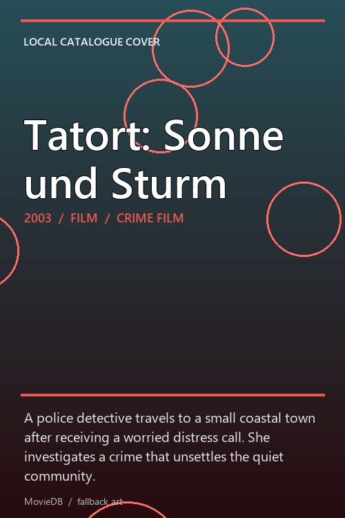 Tatort: Sonne und Sturm poster