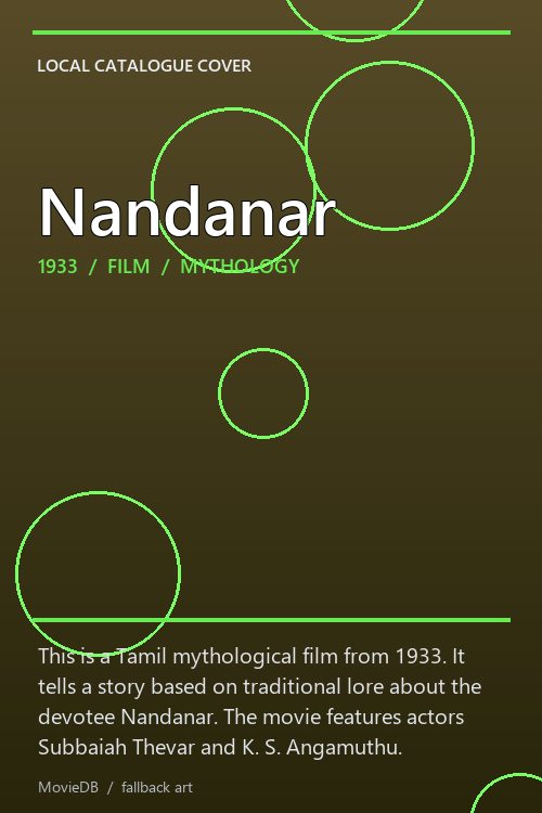 Nandanar poster