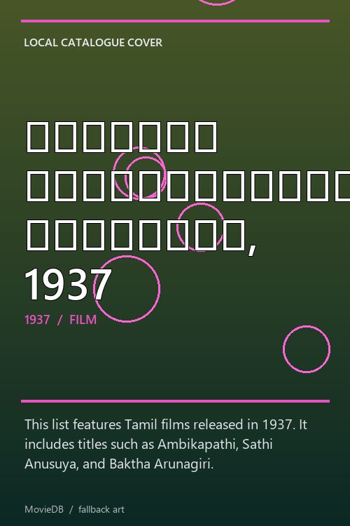 தமிழ்த் திரைப்படங்களின் பட்டியல், 1937 poster
