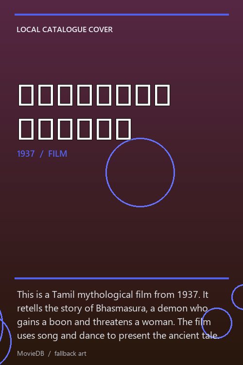 பஸ்மாசூர மோகினி poster
