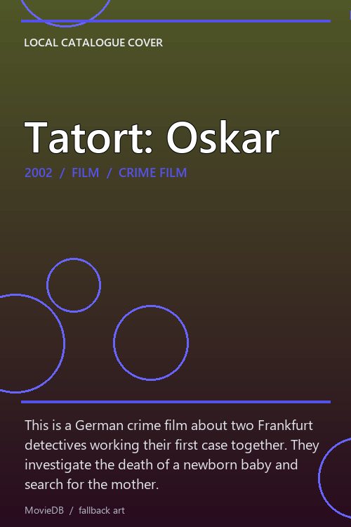 Tatort: Oskar poster