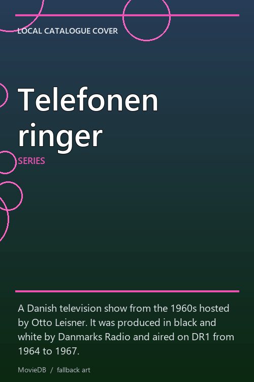 Telefonen ringer poster