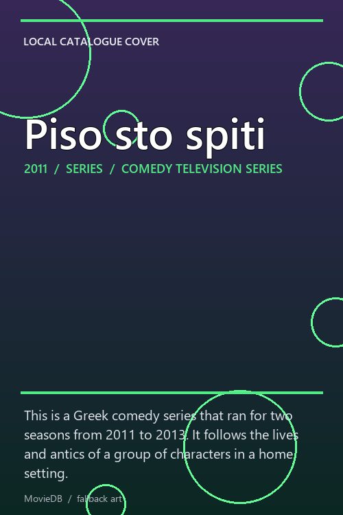 Piso sto spiti poster
