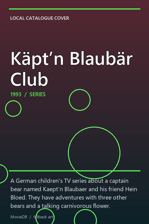 Käpt’n Blaubär Club poster