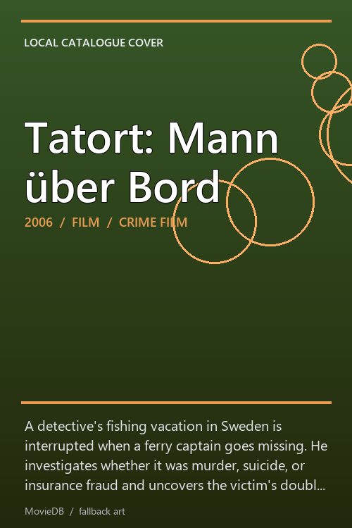 Tatort: Mann über Bord poster