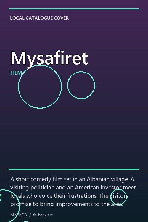 Mysafiret poster