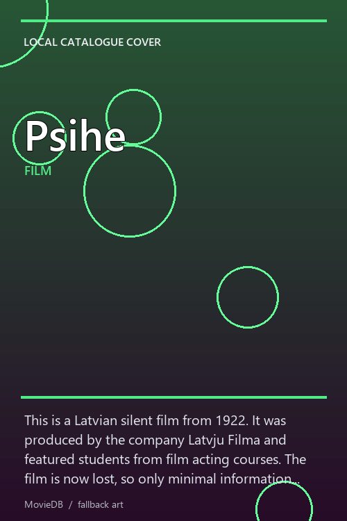Psihe poster