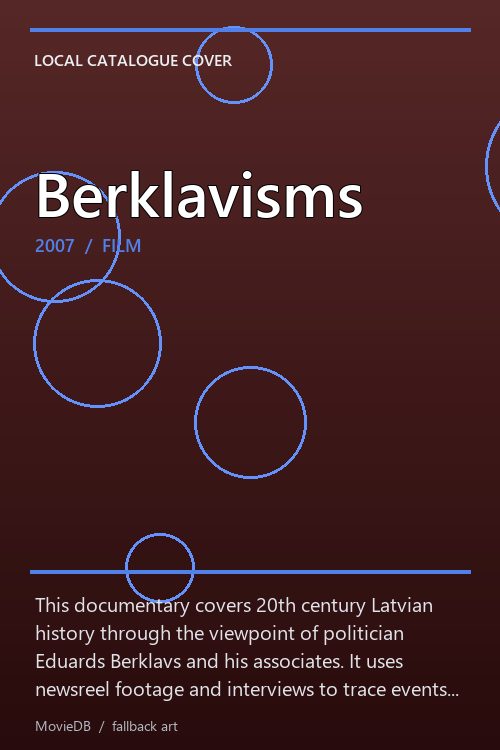 Berklavisms poster