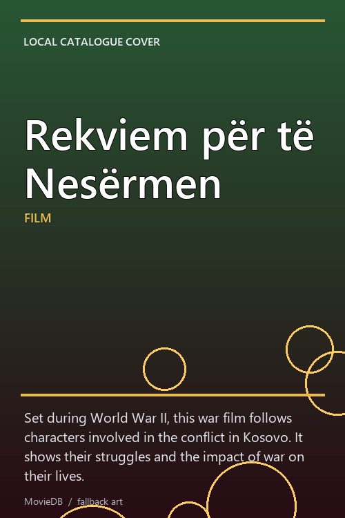 Rekviem për të Nesërmen poster