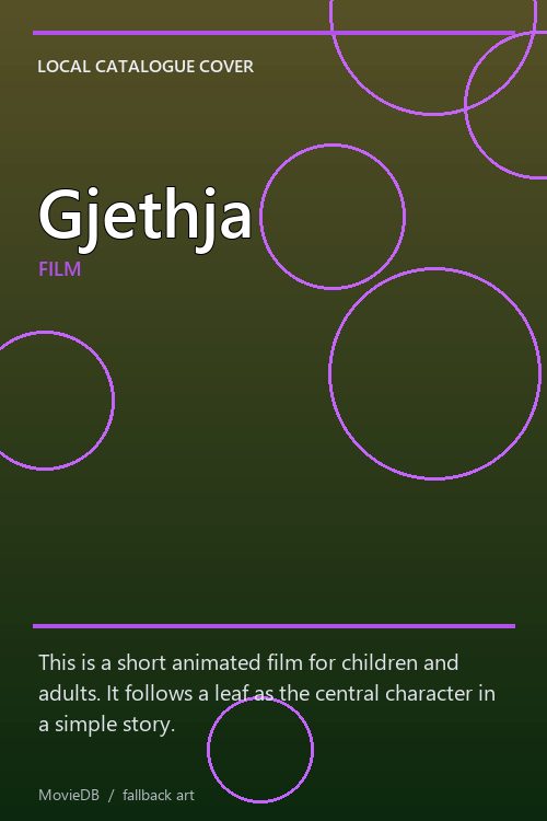 Gjethja poster