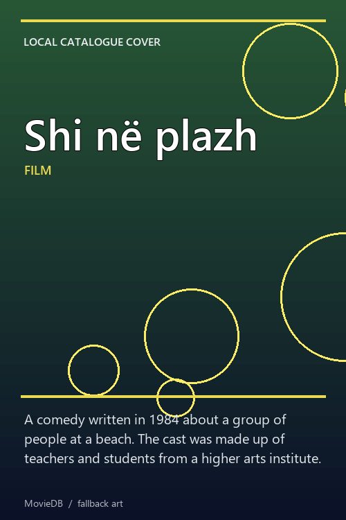 Shi në plazh poster