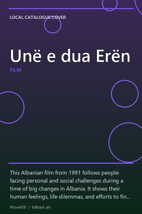 Unë e dua Erën poster