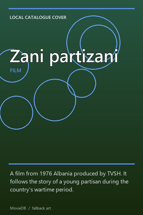 Zani partizani poster