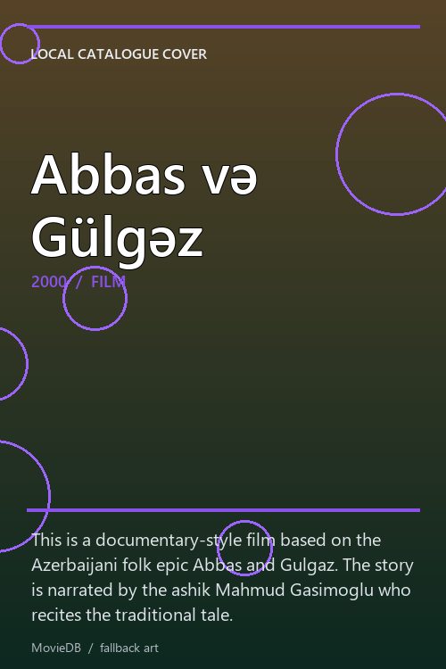 Abbas və Gülgəz poster
