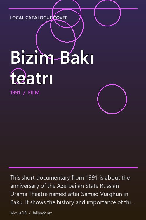 Bizim Bakı teatrı poster