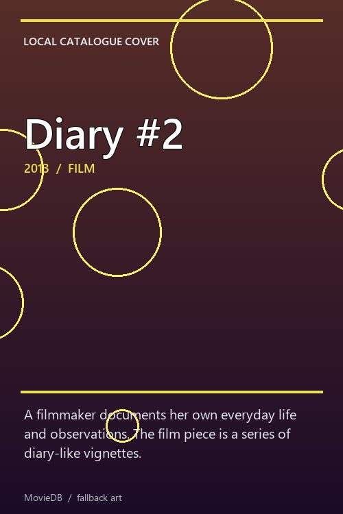 Diary #2 poster