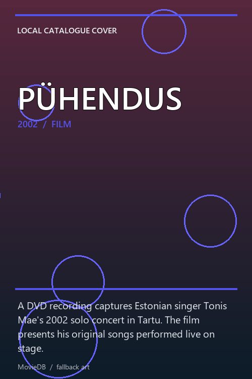 PÜHENDUS poster