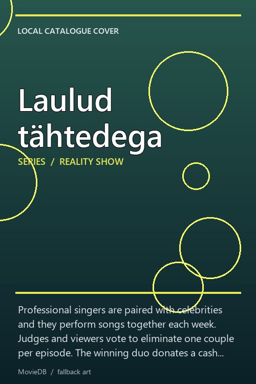 Laulud tähtedega poster