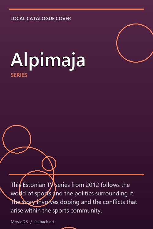 Alpimaja poster