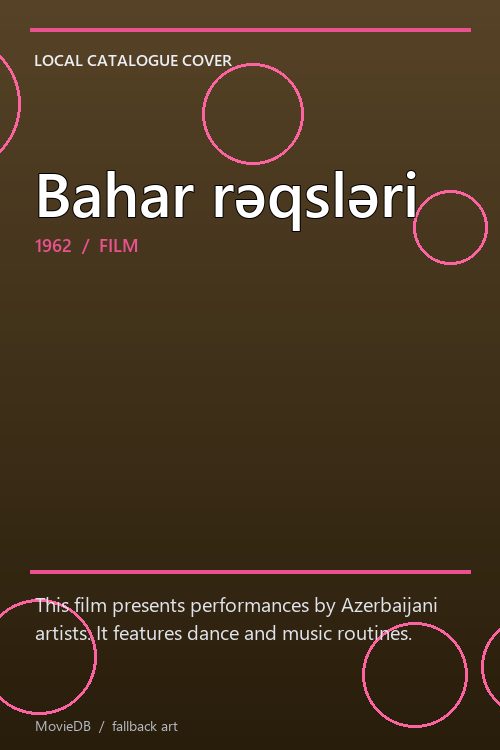 Bahar rəqsləri poster