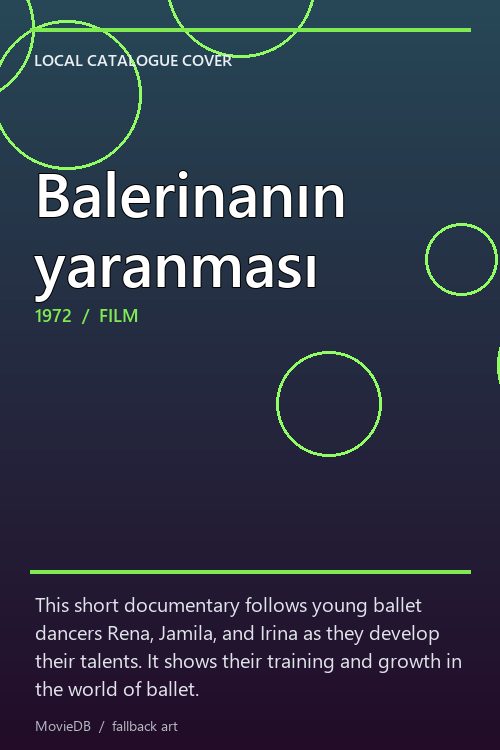 Balerinanın yaranması poster