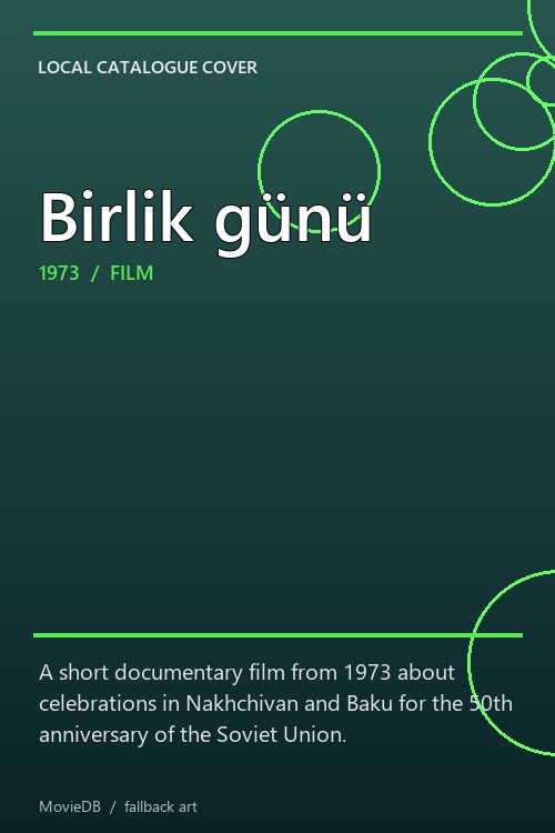 Birlik günü poster
