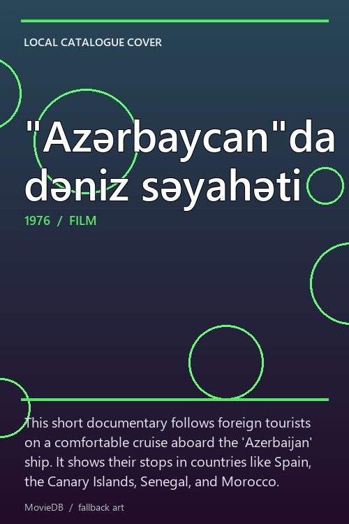 "Azərbaycan"da dəniz səyahəti poster