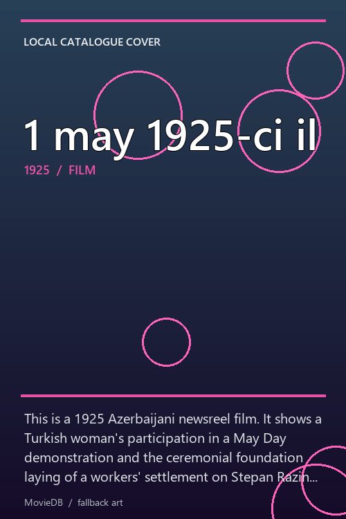 1 may 1925-ci il poster