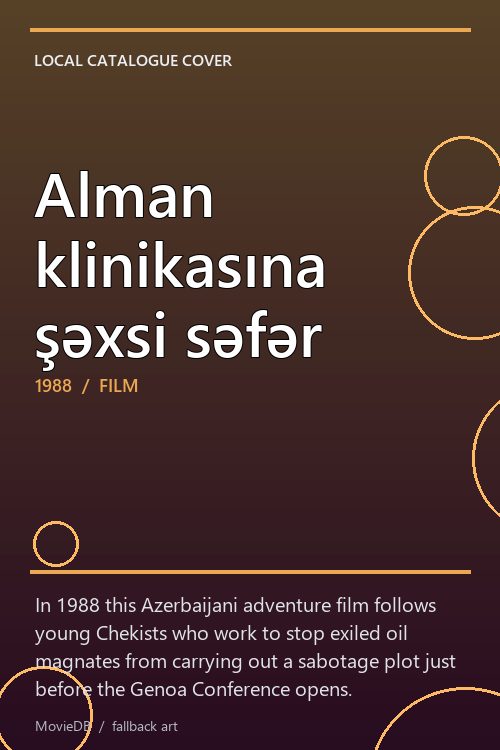 Alman klinikasına şəxsi səfər poster