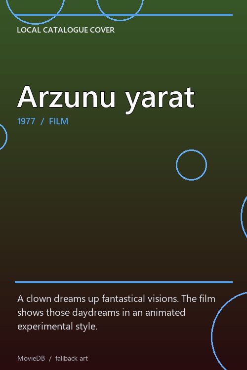 Arzunu yarat poster